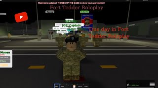 RobloxFort Tedder RoleplayAnother video about life in the basePart 1 [upl. by Moncear]