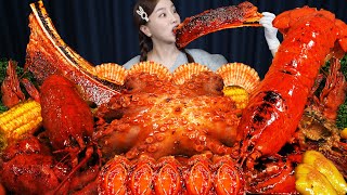 랍스터 🦞 미국식 해물찜 직접 만든 씨푸드보일 우대갈비 먹방 레시피 Lobster amp Octopus Seafood Boil Recipe Mukbang ASMR Ssoyoung [upl. by Nnanaej677]