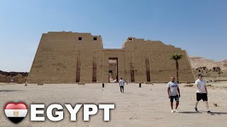 Luxor Habu Temple Egypt 🇪🇬 [upl. by Dnalyram]