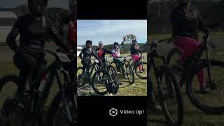 First MTB flow race 🤗multiplesclerosis mtb mtbbike bicycle mtbflow mountainbike sendit [upl. by Anelet]