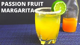 How To Make Passion Fruit Margarita  Passion Fruit Cocktail Recipe [upl. by Rosenkranz]