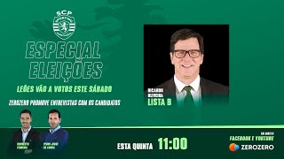 ESPECIAL ELEIÇÕES SPORTING  Entrevista a Ricardo Oliveira [upl. by Meehan]