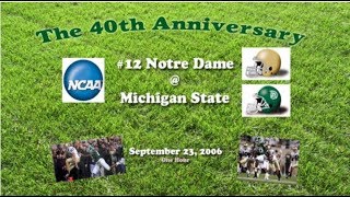 2006 Notre Dame  Michigan State One Hour [upl. by Air]