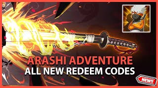 Arashi Adventure Redeem Codes  Arashi Adventure NARUTO code redeem code game [upl. by Glarum]