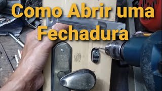 Como Abrir Uma Porta de Fechadura Aliança  CHAVEIRO H M  Locksmith [upl. by Musette]