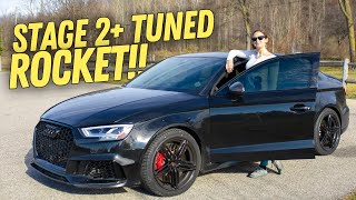 600HP Audi RS3 Is a MONSTER POV Drive  Build Review [upl. by Clinton]