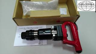 GS0804B 2S INDUSTRIAL AIR CHIPPING HAMMER 4BOLT TYPE 365 MM 2400 BPM [upl. by Lark]