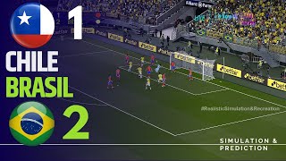 CHILE 12 BRASIL  Resumen • Eliminatorias Sudamericanas 2024 SimulaciónRecreación [upl. by Fae]