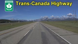 The TransCanada Highway Into The Canadian Rockies [upl. by Dill]