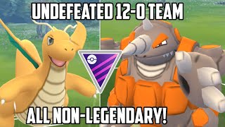 Undefeated 120 All NonLegendary Team in Master League in Pokemon Go [upl. by Ruddy]