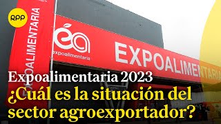 Se realiza la Expoalimentaria 2023 ¿cuál es la situación del sector agroexportador en el Perú [upl. by Aihsemot550]