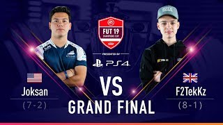 FIFA 19 FUT Champions Cup November Grand Final JoksanRedona vs F2Tekkz [upl. by Nagard964]