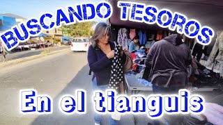 Encontré cosas de marca en el tianguis ropa de 1015 y 20 pesos [upl. by Aicirt488]