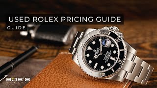 Used Rolex Prices An Official Pricing Guide on The PreOwned Market  Bobs Watches [upl. by Sulokcin]