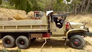 GMC CCKW 6x6truck [upl. by Lenroc305]