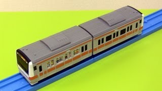 【E233系中央線】ハッピーセット『プラレール』2012 Happy Meal Plarail [upl. by Orrin]