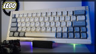 KBDCraft Adam Lego Keyboard  Stock Typing Test no stab lube [upl. by Zedecrem263]