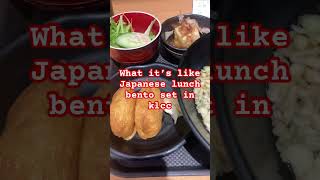 What it’s like Japanese lunch bento set in klcc food foodie foodlover fyp japan malaysia [upl. by Wernick227]