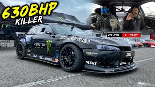 PURE ADRENALINE THE 60L V8 LS2 SWAPPED NISSAN S14 FROM HELL [upl. by Rehpotirhc]