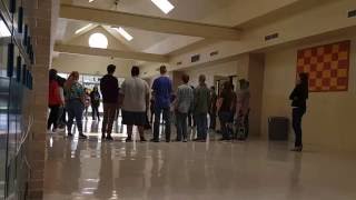 Copperas Cove High School Chorale  Earth Song rehearsal [upl. by Meurer]