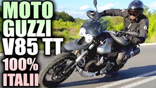 Moto Guzzi V85 TT  Tworzony z pasją na brzegu włoskiego jeziora [upl. by Telrahc489]