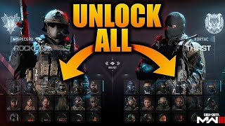 AFTER PATCH UNLOCK ALL TOOL MW3  WARZONE 3  UNLOCK ALL NEW CAMOS OPERATORS amp MORE  w Pekadi [upl. by Nimajneb]