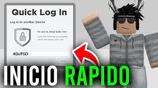 Cómo Usar El Inicio De Sesión Rápido En Roblox 2024  Iniciar Sesión Rápido En Roblox [upl. by Shem]