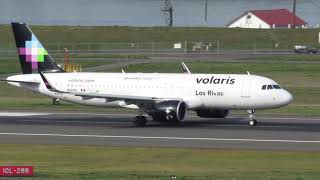 Volaris N528VL Airbus A320neo Takeoff Portland PDX [upl. by Hareema]