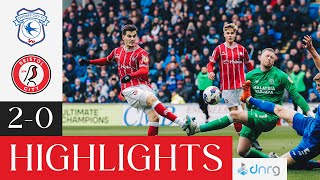 Cardiff City 20 Bristol City  Highlights [upl. by Anitniuq]