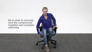 Steelcase Series 1 — Chair and Headrest Assembly Video [upl. by Nanice]