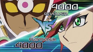 Speed Duel  Playmaker VS Revolver [upl. by Arymas638]