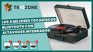 Los 4 mejores tocadiscos bluetooth con altavoces integrados [upl. by Idell612]