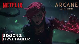 Arcane  Season 2  First Trailer  NETFLIX 4K  League of Legends 2025 [upl. by Acimat]