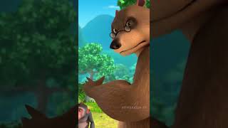 BANDAR MERE PEECHE PADE 🐵 मोगली ytshorts ytviralshorts ytshortvideos mowgli junglebookinhindi [upl. by Paulette]