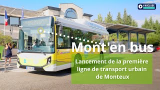 Lancement de la nouvelle ligne quotMonten busquot de Monteux Vaucluse [upl. by Launce]