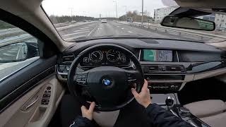 BMW F10 530D LCi 2014 XDrive 190KW POV ReviewDrive [upl. by Irat]