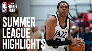 TOP HIGHLIGHTS from 2024 NBA Summer League in Vegas 🎰🌆🎲  UTAH JAZZ [upl. by Katinka]