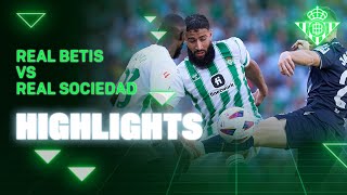 Resumen del partido Real Betis  Real Sociedad  HIGHLIGHTS  Real BETIS Balompié [upl. by Arraeit]