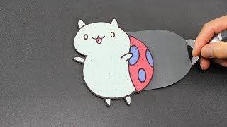 Pancake Art  Catbug Bravest Warriors by Tiger Tomato [upl. by Anil584]