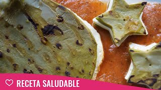 Nopales Rellenos de Queso en Salsa de Tomate ♥ Mexican Cactus with Cheese Recipe [upl. by Eicyaj]