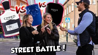 Creed Aventus Vs Office For Men Vs Parfums De Marly Percival  Girls reactions [upl. by Almeta]