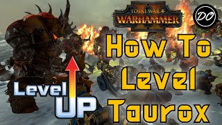 Solo Champion or Boost Minotaurs  Level Taurox  How to Level Legendary Lords Total War Warhammer 2 [upl. by Elder]