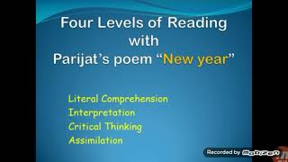 New Year by Parijat  Summary in English amp Nepali discussion and Four Levels of Reading [upl. by Dibbell911]