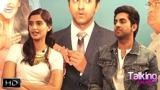 Ayushmann Khurrana Sonam Kapoor Fun Interview On Bewakoofiyaan Part 1 [upl. by Ydnas]