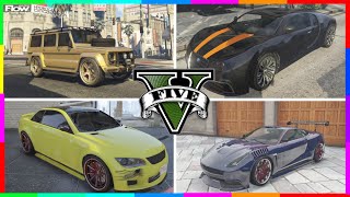 UBICACIONES de Coches de LUJO en GTA 5 Modo Historia Como Tener Autos de LUJO GRATIS en GTA V [upl. by Montana]