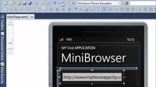 How to make a Web Browser for windows phone 7 [upl. by Casabonne]