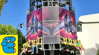 オーストラリア ムービーワールド4 アトラクション バットウイング Australia Movie World 4 Attraction BATWING Spaceshot [upl. by Enidlarej739]