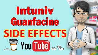 Intuniv Guanfacine SIDE EFFECTS Common [upl. by Ahsirek]