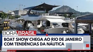 Feira náutica com casa flutuante ocorre no Rio I Bora Brasil [upl. by Atilem]