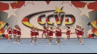 RMOst2015  Red Eagles  Senior Allgirl Cheer Level 5 [upl. by Brod]